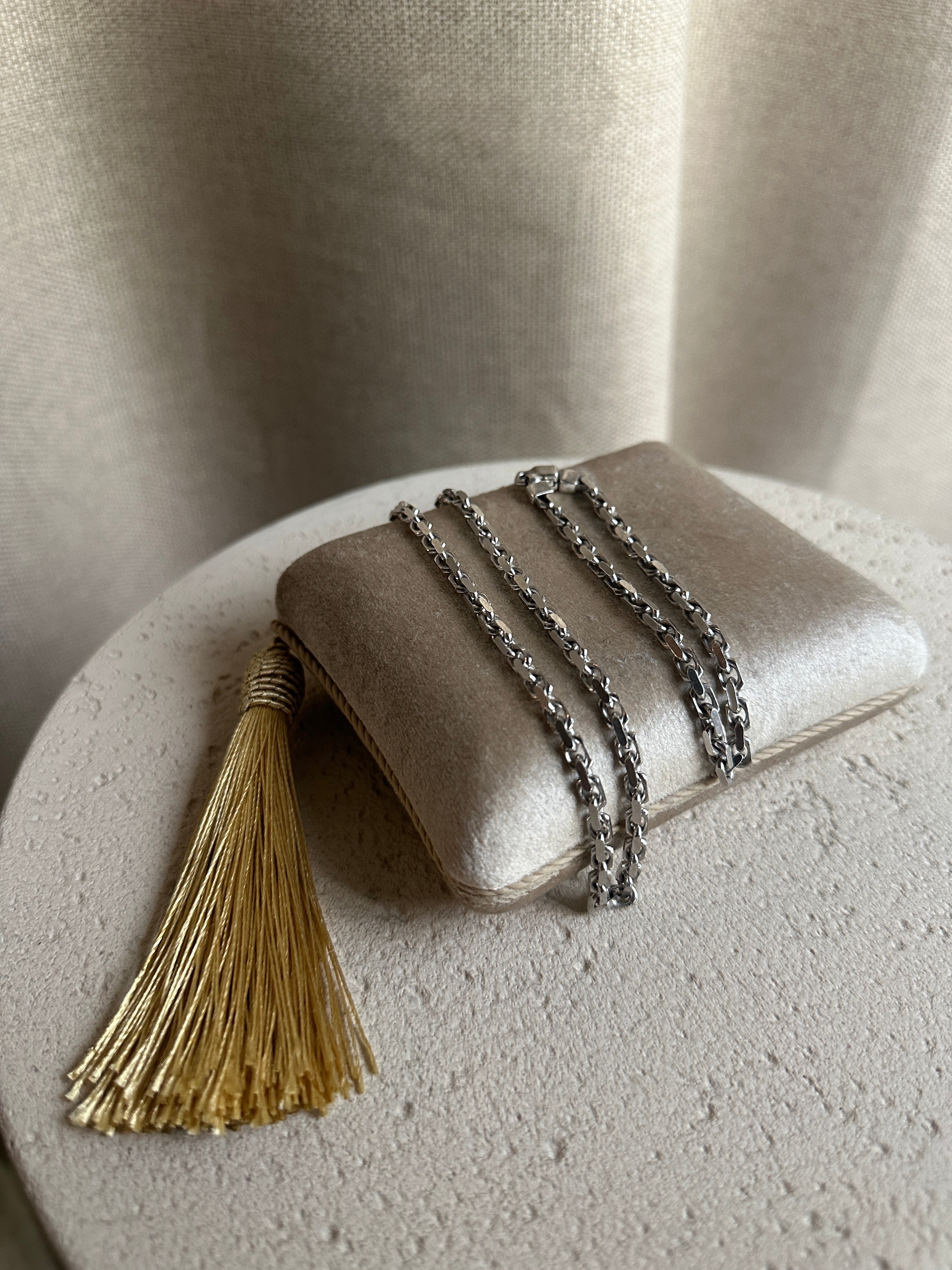 COPENHAGEN SILVER ANCHOR CHAIN BRACELET